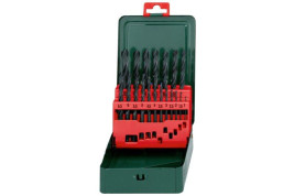 Набор сверел по металлу Metabo HSS-R 1-10мм (19шт) 627151000