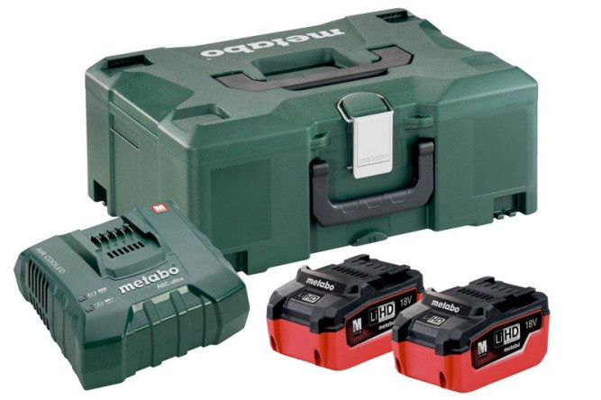 Базовый комплект Metabo 18 В LiHD 2х3,5Ач + ЗУ ASC ULTRA AIR COOLED + Metaloc  685102000