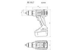Аккумуляторная дрель-шуруповерт Metabo BS 18 LT 602102820