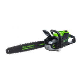Цепная пила аккумуляторная Greenworks Арт. 2008307UA, 82V, 51 см, бесщеточная, с 1хАКБ 2.5 Ач. и ЗУ