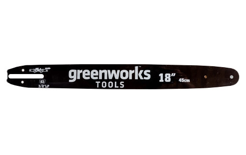 Стальная шина Greenworks 46 см для 2000 Вт цепной пилы 20037