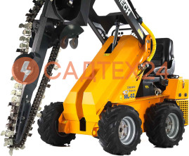 Мини-погрузчик BAUMECH ML-02 Pro, дв.Zongshen GB750 инж. + траншеекопатель 90 см