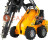 Мини-погрузчик BAUMECH ML-02 Pro, дв.Zongshen GB750 инж. + траншеекопатель 90 см