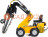 Мини-погрузчик BAUMECH ML-02 Pro, дв.Zongshen GB750 инж. + траншеекопатель 90 см