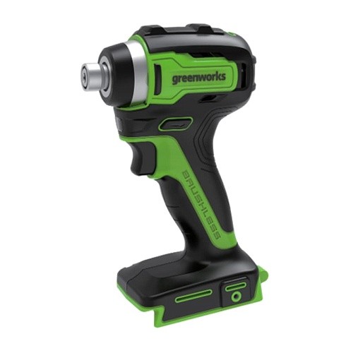 Гайковерт ударный аккумуляторный Greenworks Арт. 3803607, 24V, 200 Нм, бесщеточный, без АКБ и ЗУ