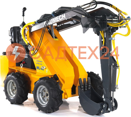 Мини-погрузчик BAUMECH ML-02 Pro, дв.Zongshen GB750 инж. + экскаватор лопатк.поворотн