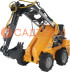 Мини-погрузчик BAUMECH ML-02 Pro, дв.Zongshen GB750 инж. + экскаватор лопатк.поворотн