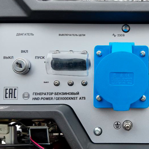 Бензогенератор HND с системой АВР GE8000XNST ATS