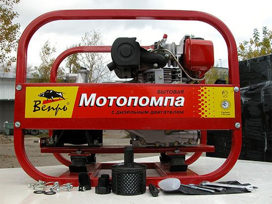 Мотопомпа Вепрь МП 120 ДЯ