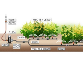 13мм / 4,6 мм Микродождеватель для малых площадей GARDENA 08320-29.000.00 (упаковка 10 шт)