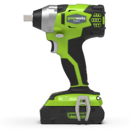 Гайковерт ударный аккумуляторный Greenworks Арт. 3802907, 24V, бесщеточный, без АКБ и ЗУ