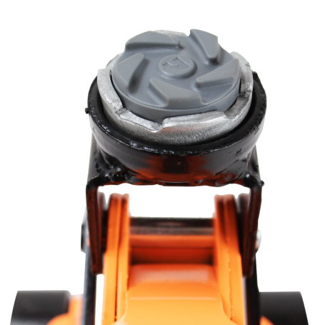 Домкрат гидравлический подкатной Вихрь ДМК-2,5ФК (2,5 т, 140-390 мм, с фиксатором, в кейсе)