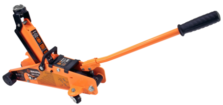 Домкрат гидравлический подкатной Вихрь ДМК-2,5ФК (2,5 т, 140-390 мм, с фиксатором, в кейсе)