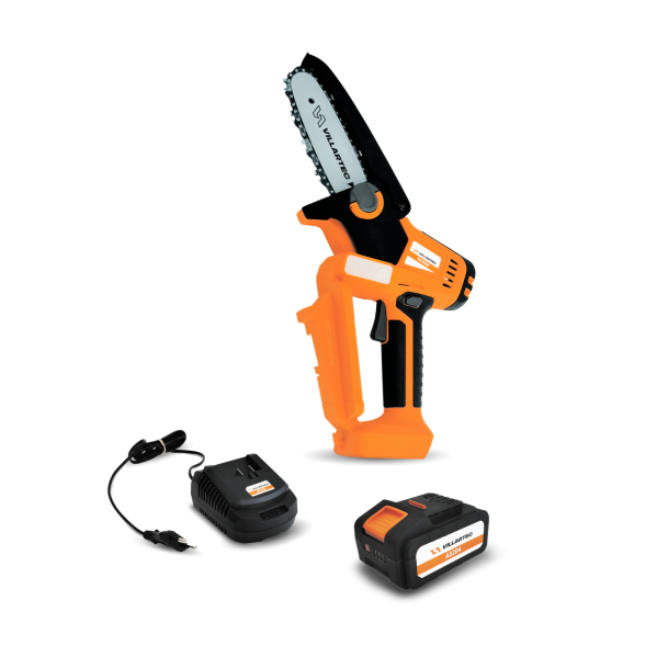 Пила цепная аккумуляторная MINI VILLARTEC SA 20M SET4