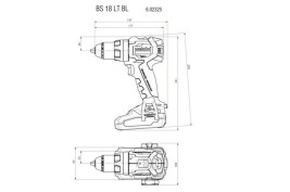 Аккумуляторная дрель-шуруповерт Metabo BS 18 LT BL 602325820