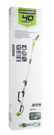 G-MAX 40V Аккумуляторный Высоторез-сучкорез 20 см G40PS20