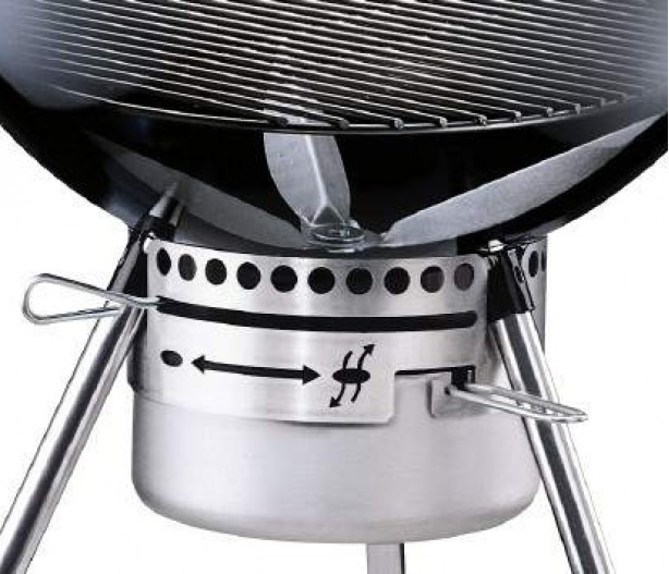 Угольный гриль Weber One-Touch Premium 57 см черный