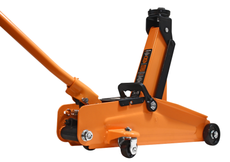 Домкрат гидравлический подкатной Вихрь ДМК-2К (2 т, 135-385 мм, в кейсе)