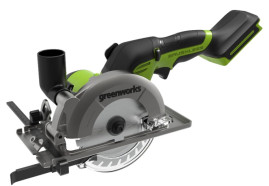 Циркулярная мини пила аккумуляторная Greenworks Арт. 1501207, 24V, бесщеточная, без АКБ и ЗУ