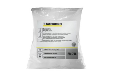 Средство для чистки ковров RM 766 нейтральное порошковое сухая чистка 1кг Karcher  6.295-911.0
