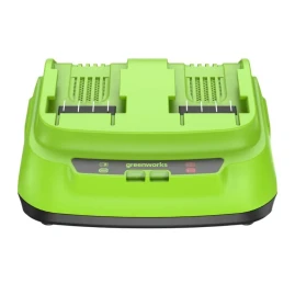 Ультрабыстрое двойное зарядное устройство Greenworks G24X2C8, 24V, 8A (2958807)
