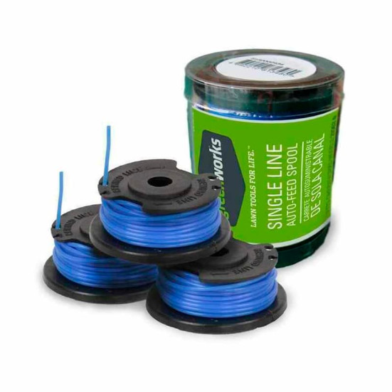 Леска Greenworks 1.65 мм 29197 для триммера Greenworks