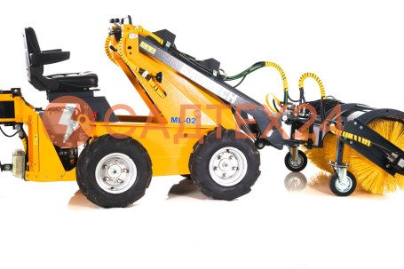 Щетка поворотная Baumech 115 см с гидравлическим поворотом