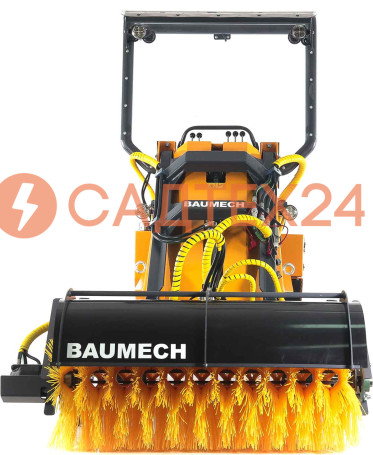 Мини-погрузчик BAUMECH ML-03 Pro, дв.Zongshen GB750 инж. + гидравл.щетка 115см + каркас безопасн