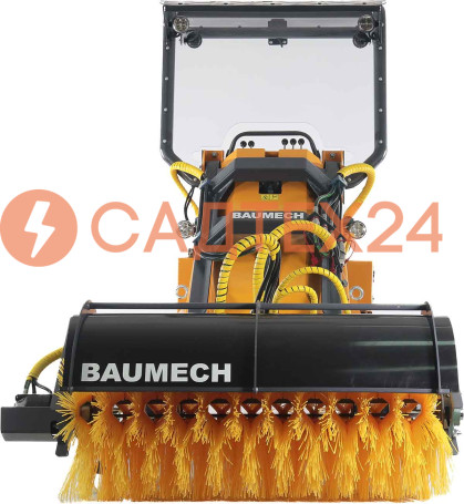 Мини-погрузчик BAUMECH ML-03 Pro, дв.Zongshen GB750 инж. + гидравл.щетка 115см + каркас безопасн