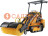 Мини-погрузчик BAUMECH ML-03 Pro, дв.Zongshen GB750 инж. + гидравл.щетка 115см + каркас безопасн