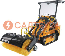 Мини-погрузчик BAUMECH ML-03 Pro, дв.Zongshen GB750 инж. + гидравл.щетка 115см + каркас безопасн