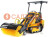 Мини-погрузчик BAUMECH ML-03 Pro, дв.Zongshen GB750 инж. + гидравл.щетка 115см + каркас безопасн