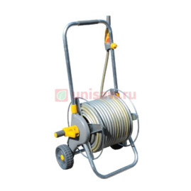Тележка металлическая сборная Hozelock для шланга длиной 60 м с шлангом Maxi Pro 12,5 мм 30 м в комплекте