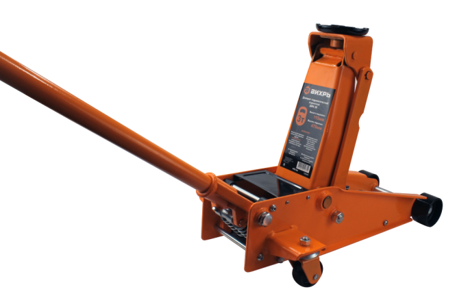 Домкрат гидравлический подкатной Вихрь ДМК-3Б (3 т, 115-470 мм, быстрый подъём)