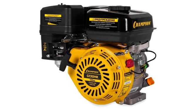 Двигатель CHAMPION  (4,5 лс/3,3кВт 133см³ 19мм шпонка 13,4кг)
