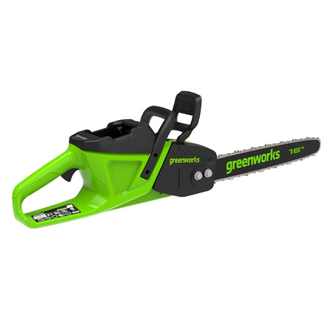 Цепная пила аккумуляторная Greenworks Арт. 2008807UB, 40V, 40 см, 2000 Вт, бесщеточная,   c 1хАКБ 4 Ач И ЗУ