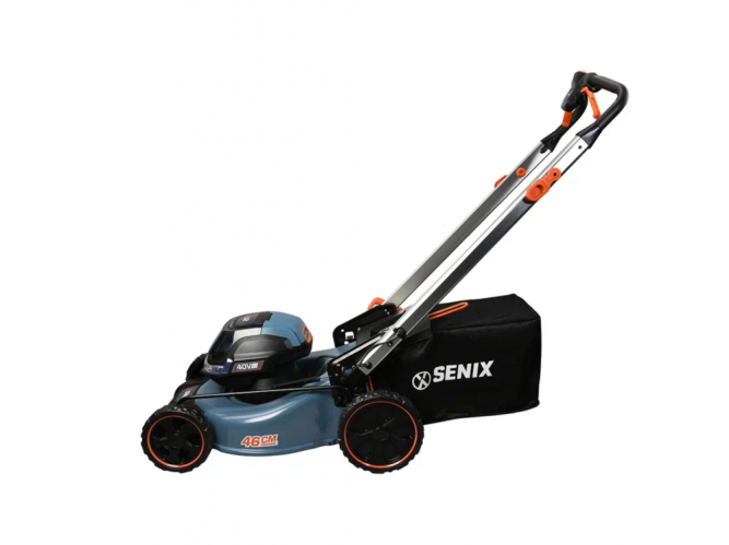 Газонокосилка аккумуляторная SENIX LSSX2-H-EU 46см c АКБ и ЗУ