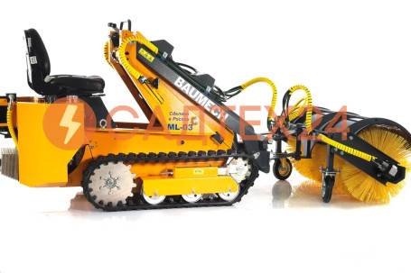 Мини-погрузчик BAUMECH ML-03 Pro, дв.Zongshen GB750 инж. + гидравл.щетка 115см