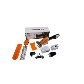 Мотоножницы аккумуляторные VILLARTEC HA1462S SET AC1415 (1шт), AM1415 (1шт), без кейса