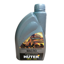 Масло моторное Hüter (Германия) 10W-40 полусинтетическое для четырёхтактных двигателей 1л.