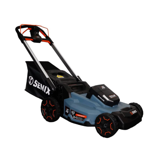 Газонокосилка аккумуляторная SENIX LPSX6-H-EU 53см c АКБ и ЗУ