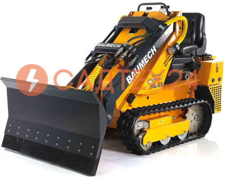 Мини-погрузчик BAUMECH ML-03 Pro, дв.Zongshen GB750 инж. +  гидравлический отвал 120 см