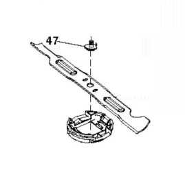 Нож деки 97см правый Husqvarna 5809834-01