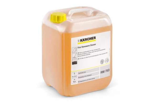 Профессиональное средство RM 753 слабо щелочное для керамогранита,  10л Karcher 6.295-082.0