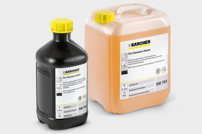 Профессиональное средство RM 753 слабо щелочное для керамогранита,  10л Karcher 6.295-082.0