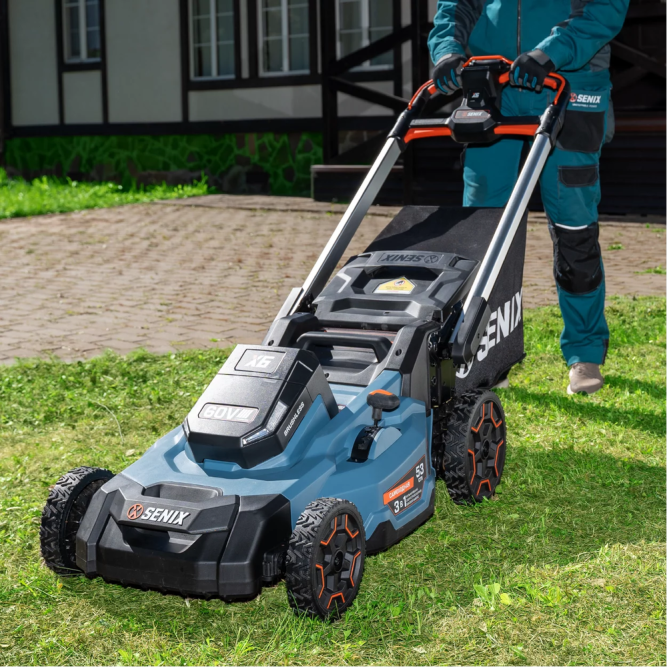 Газонокосилка аккумуляторная SENIX LPSX6-H-EU-0 53см без АКБ и ЗУ
