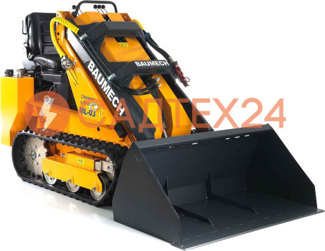 Мини-погрузчик BAUMECH ML-03 Pro, дв.Zongshen GB750 инж. + ковш для снега 120см