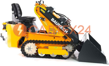 Мини-погрузчик BAUMECH ML-03 Pro, дв.Zongshen GB750 инж. + ковш для снега 120см