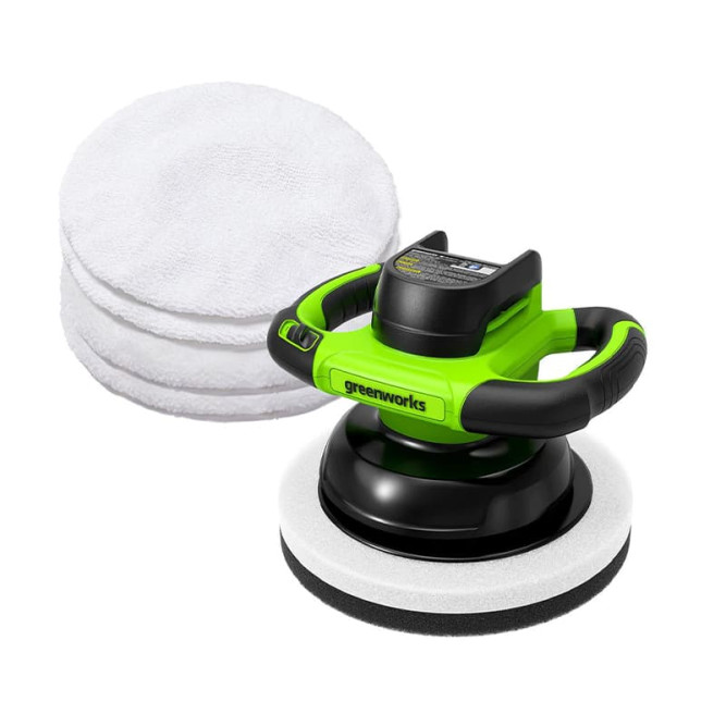 Полировальная машина аккумуляторная Greenworks Арт. 3502107, 24V, без АКБ и ЗУ