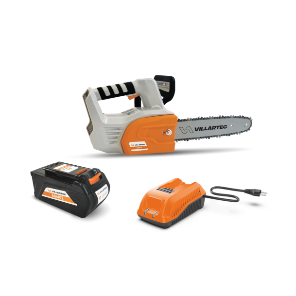 Пила цепная аккумуляторная VILLARTEC SA 40 SET: AM402+AC402